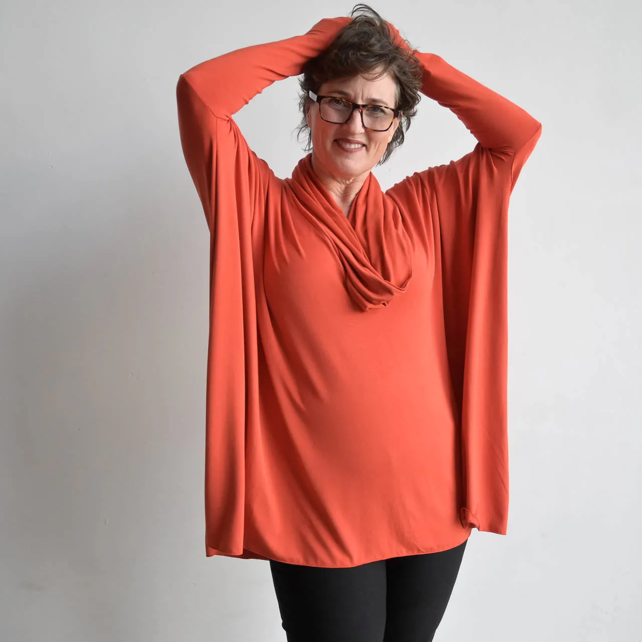 The Glider Poncho Tee in Bamboo