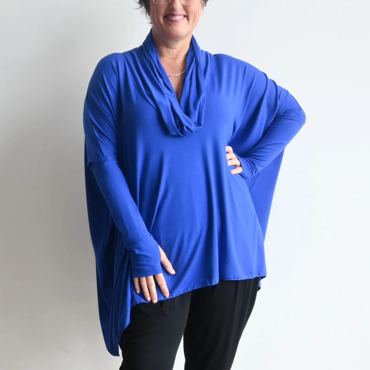 The Glider Poncho Tee in Bamboo