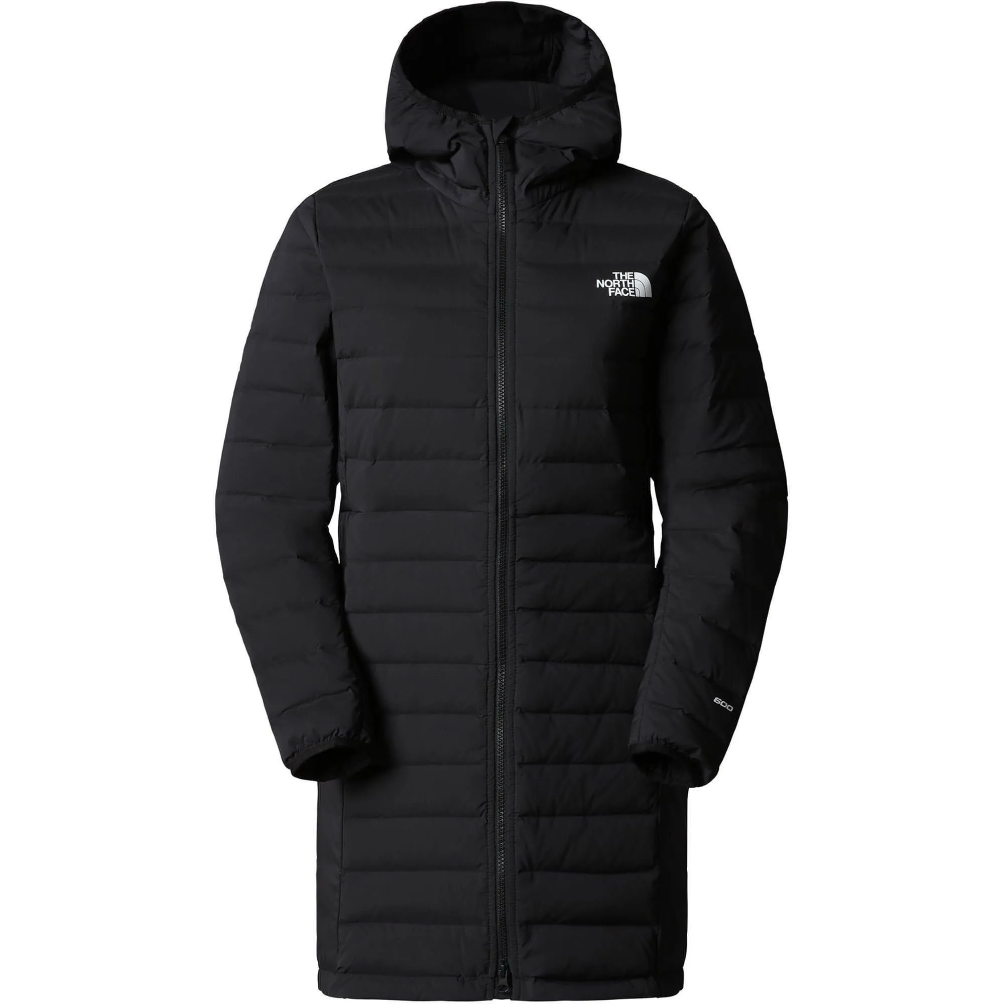 The North Face Belleview Stretch Womens Down Parka Jacket - Black