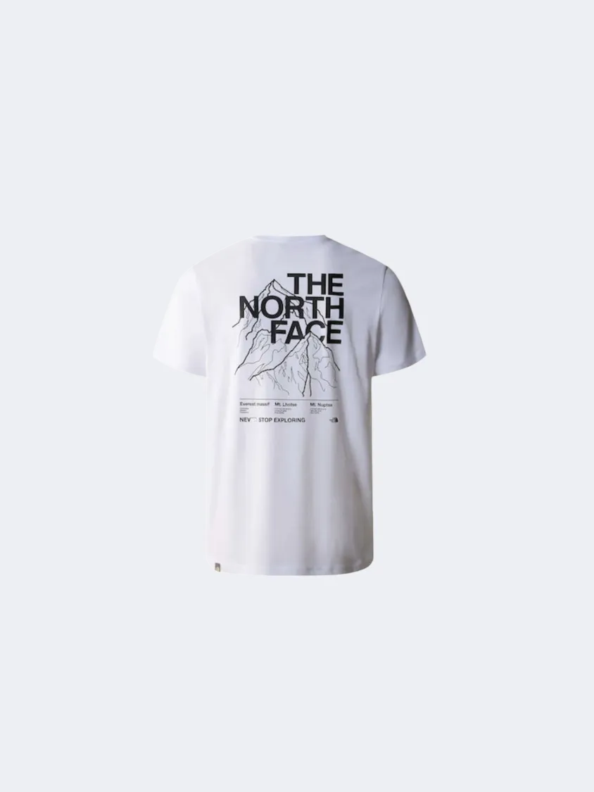 The North Face Mount Out Men Lifestyle T-Shirt White/Black