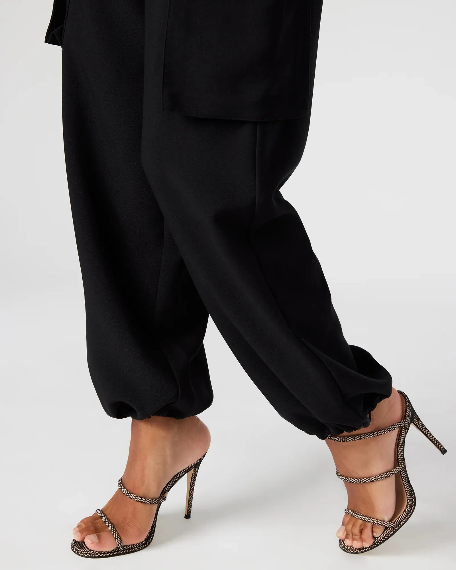 The Themis Cargo Pant by Steve Madden - Black