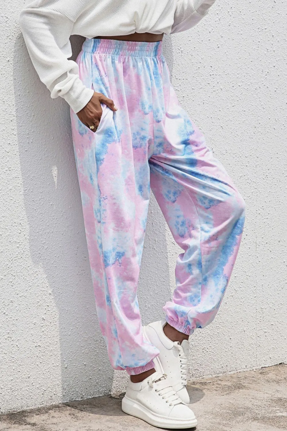 Tie-Dye Joggers with Pockets