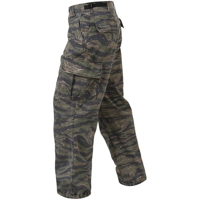 Tiger Stripe Camouflage - Military Vintage Vietnam Fatigue Pants