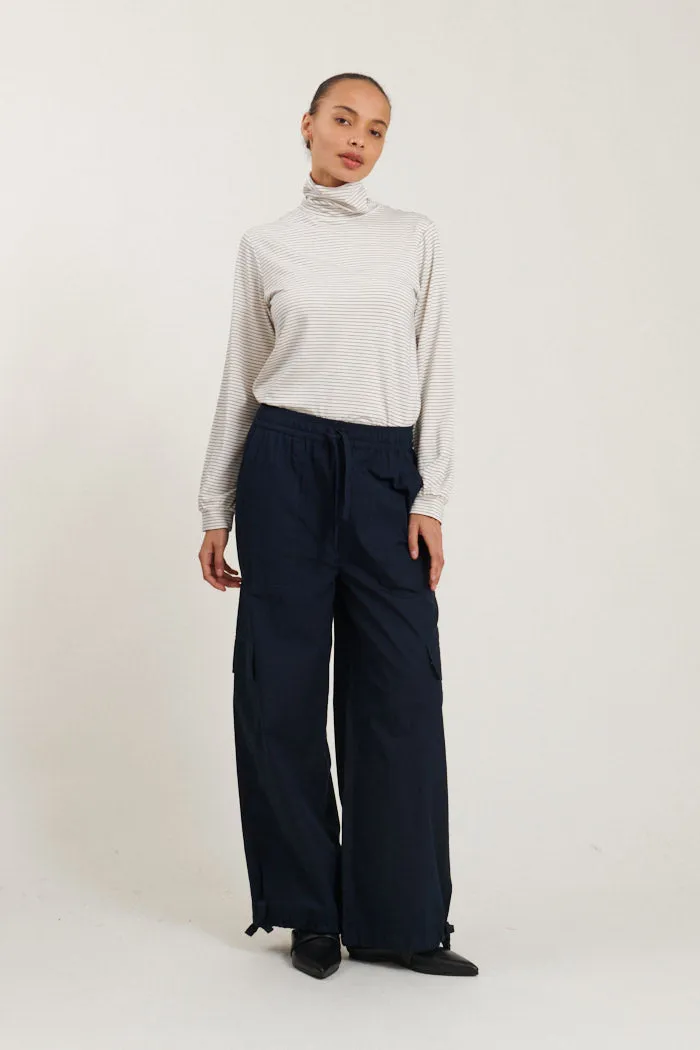 Tilde Loose Cargo Pants - Sky Captain