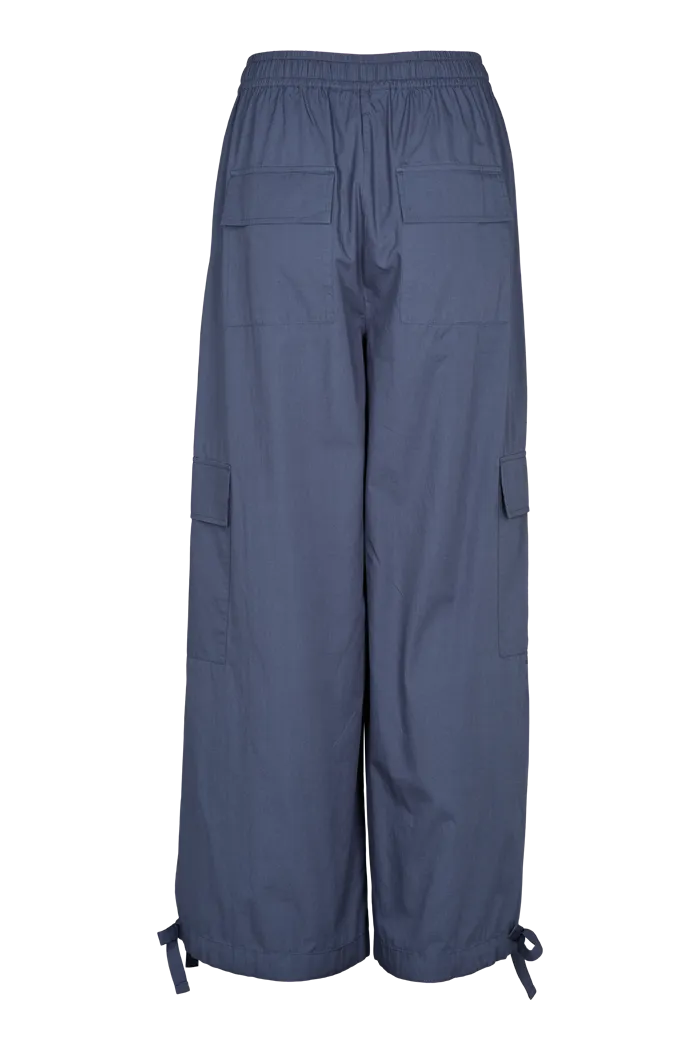 Tilde Loose Cargo Pants - Vintage Indigo