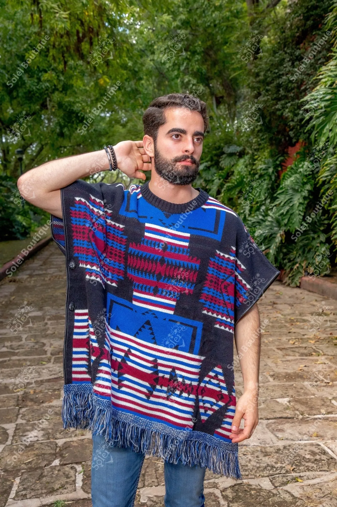 Tlahui. Unisex Poncho