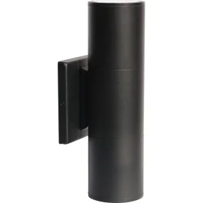 Up and Down #114L LED Exterior Outdoor Wall Mount in White, Black or Bronze Finish