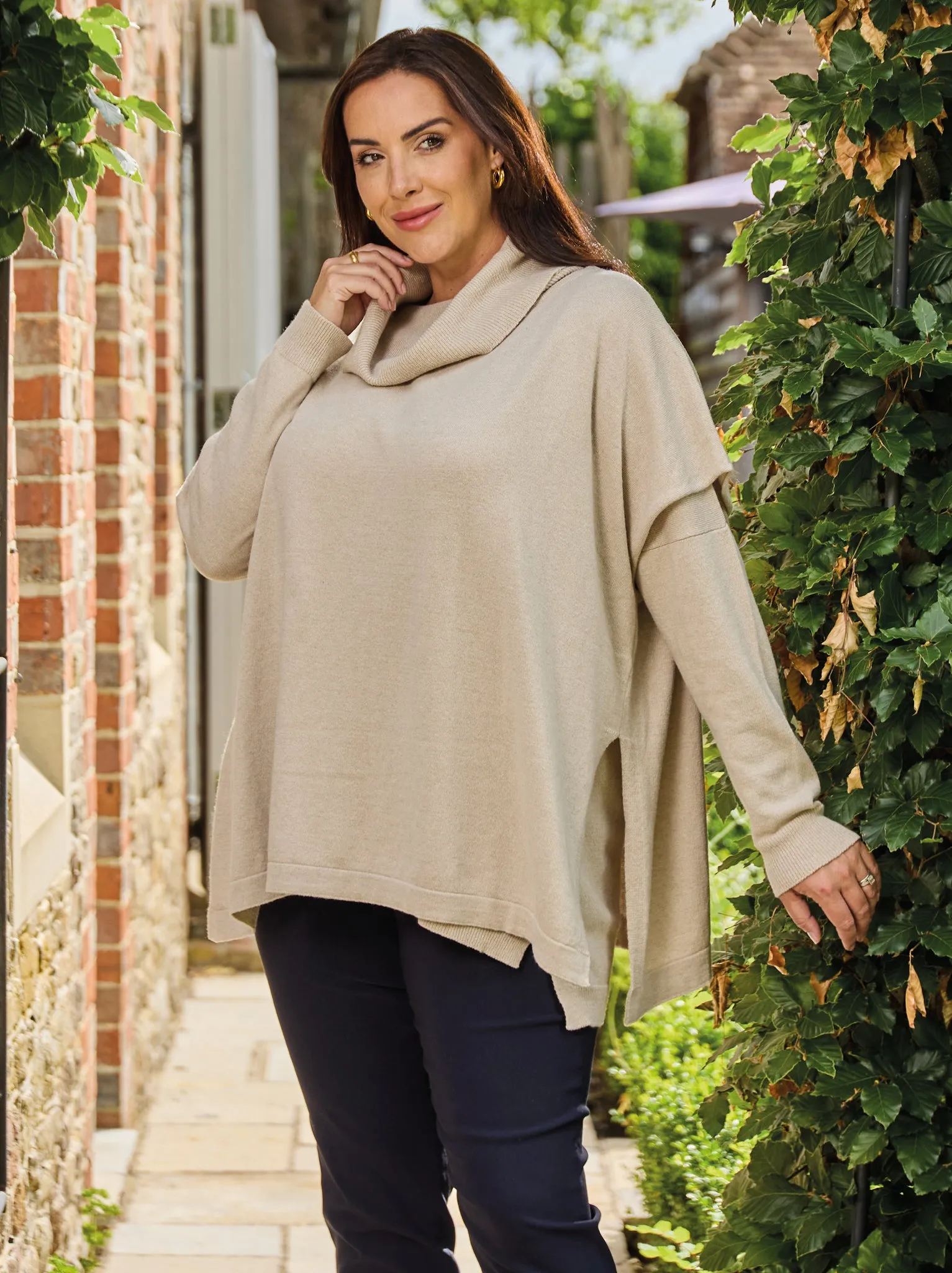 Valencia Soft Knit Jumper - Almond