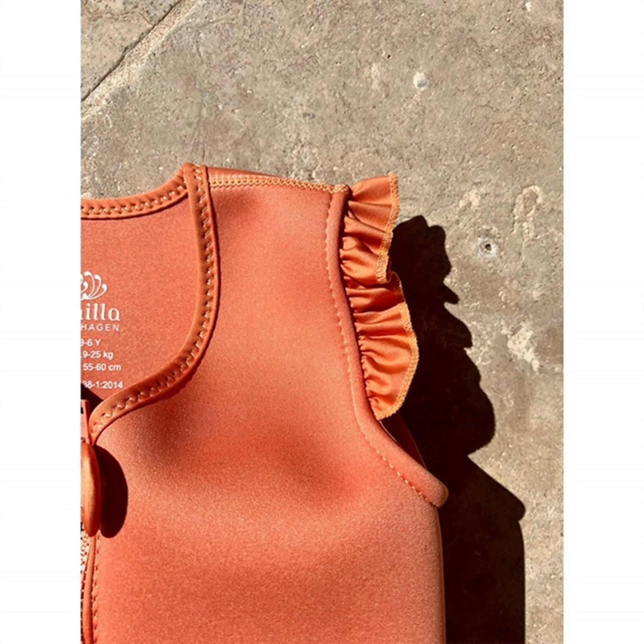 Vanilla COPENHAGEN Swim Vest Deep Coral