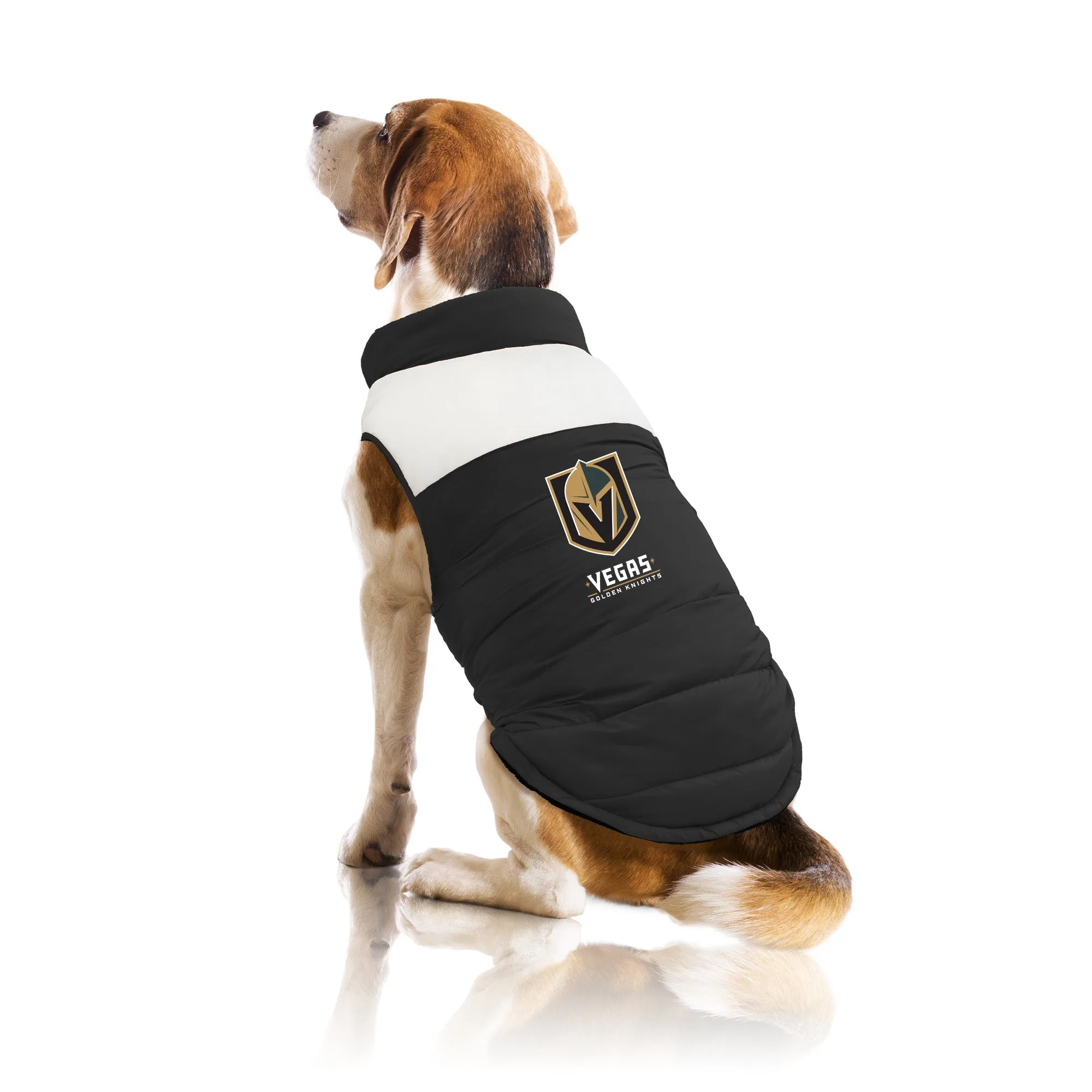 Vegas Golden Knights Pet Parka Puff Vest