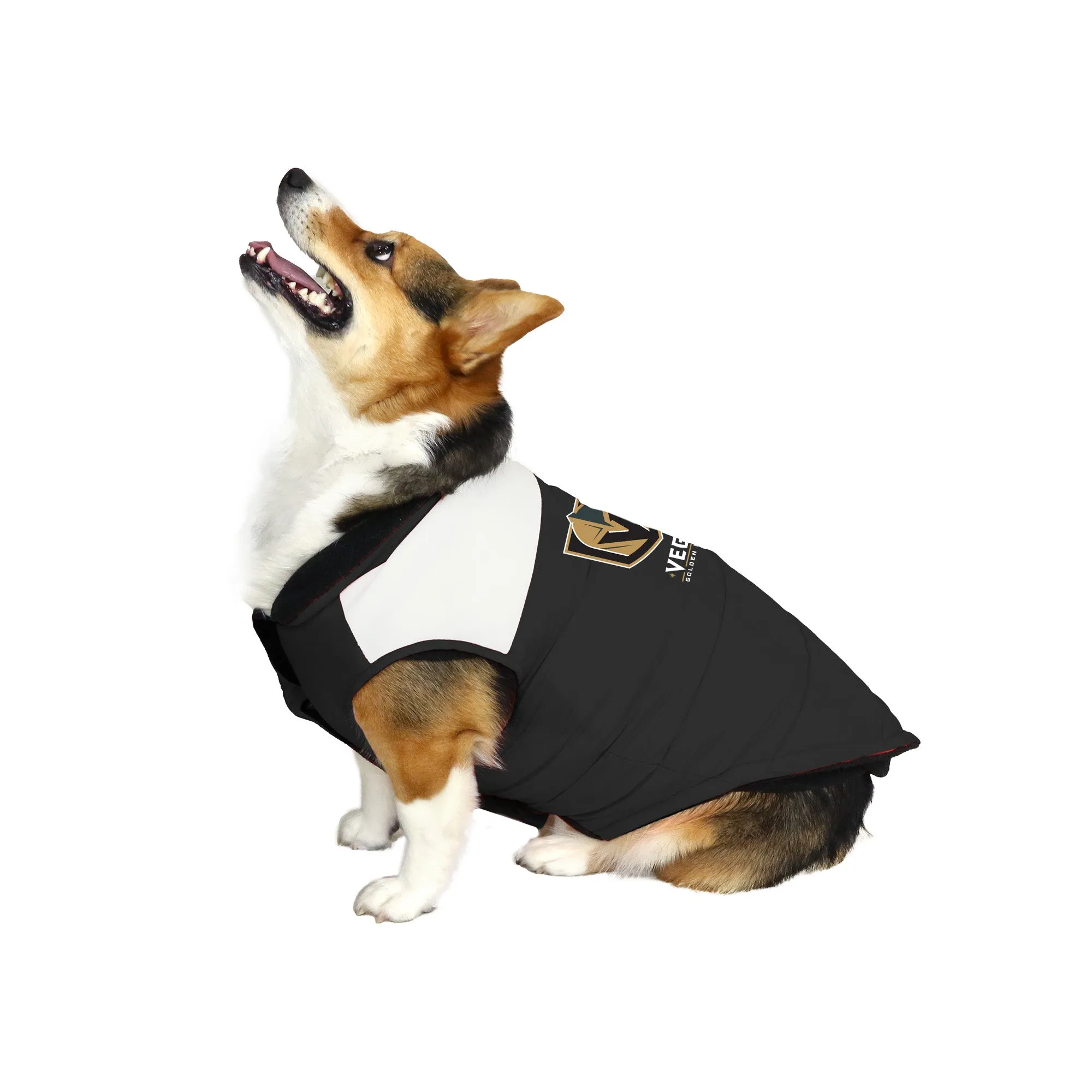 Vegas Golden Knights Pet Parka Puff Vest