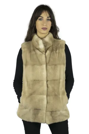 Vest in mink Beige