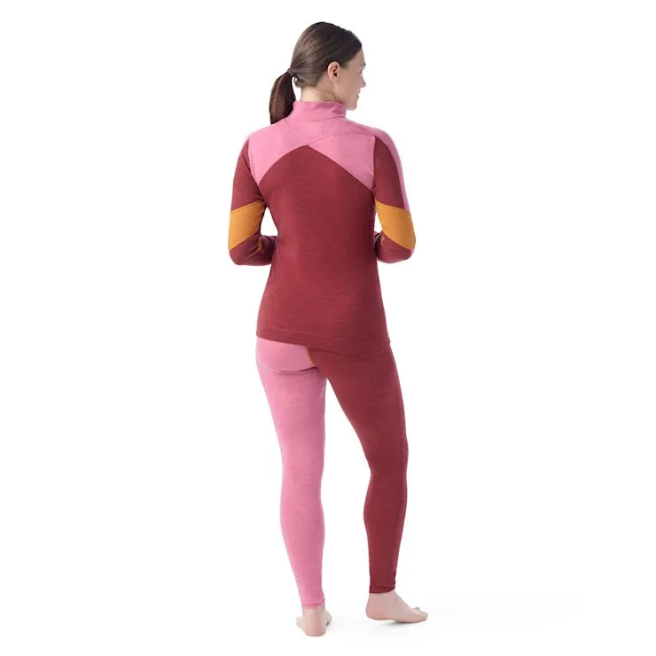 W CLASSIC THERMAL MERINO BASE LAYER COLORBLOCK 1/4 ZIP