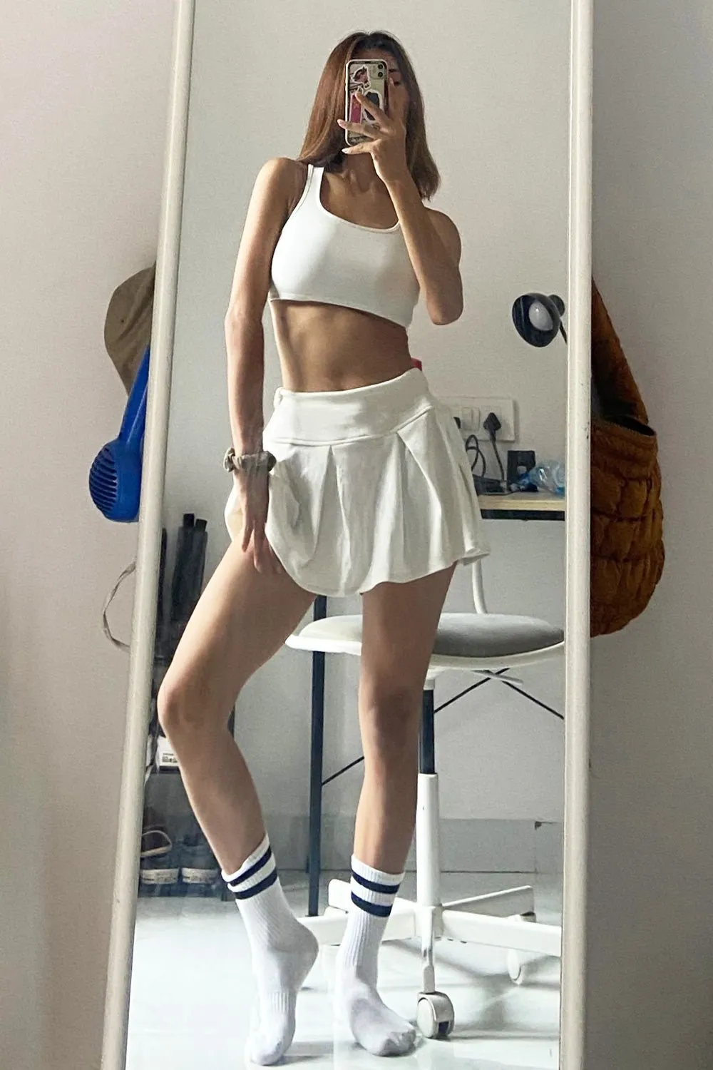 White Tennis Skirt