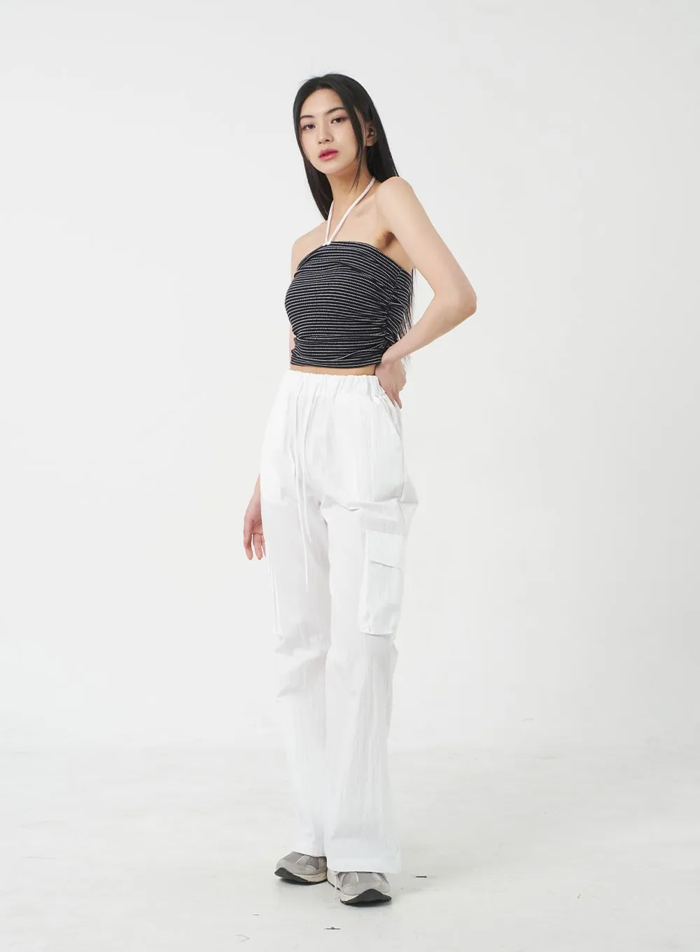 Wide Bootcut Track Pants BY312