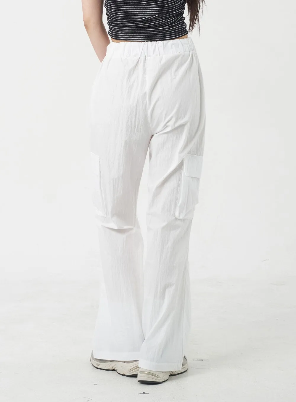 Wide Bootcut Track Pants BY312