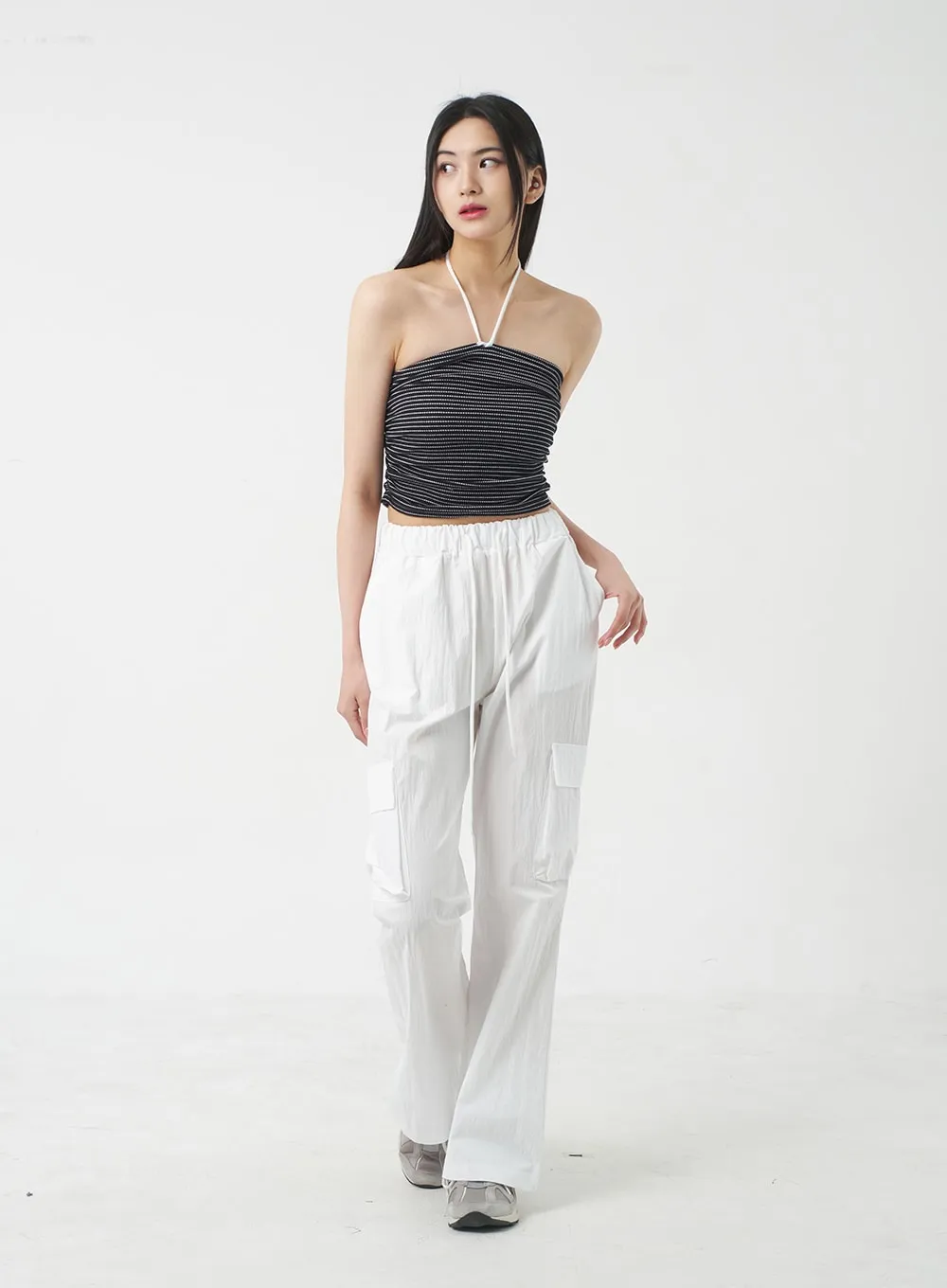 Wide Bootcut Track Pants BY312