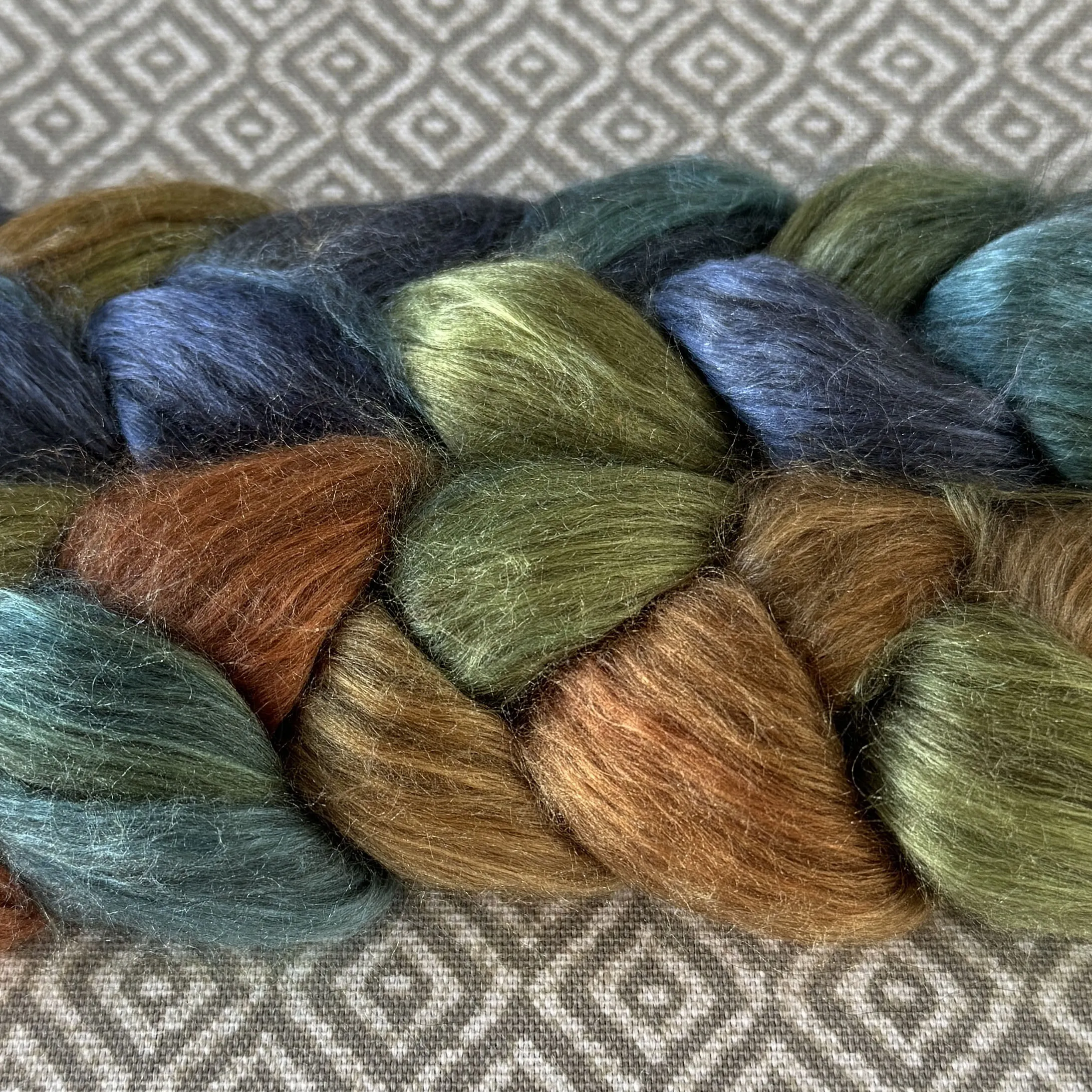 Yak Silk Roving - OOAK - Jellyfish