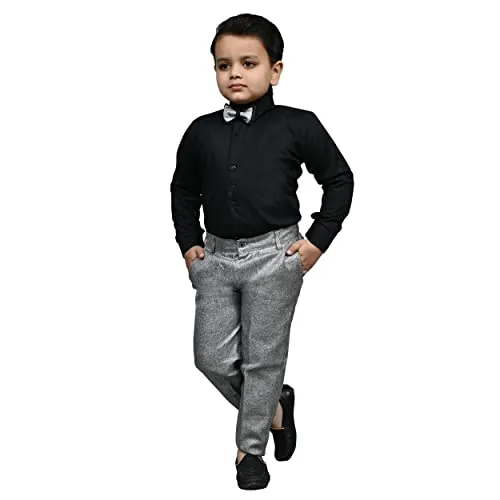 Zolario Boys Clothing Set 3 Piece Dress for Boys, Set of Coat, Pant & Shirt, Ideal for Wedding and Birthday. 4-5 Yrs