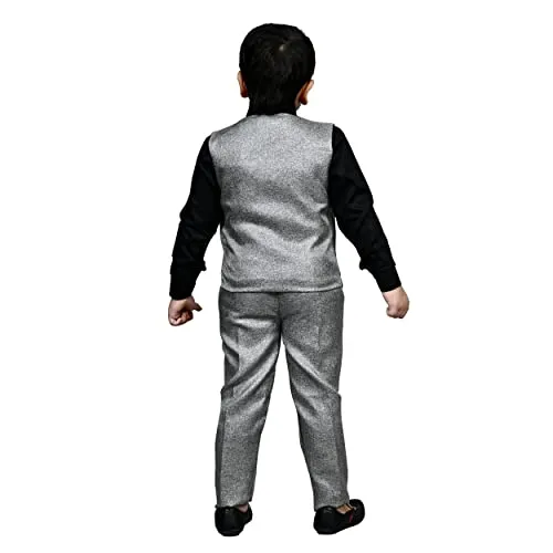 Zolario Boys Clothing Set 3 Piece Dress for Boys, Set of Coat, Pant & Shirt, Ideal for Wedding and Birthday. 4-5 Yrs